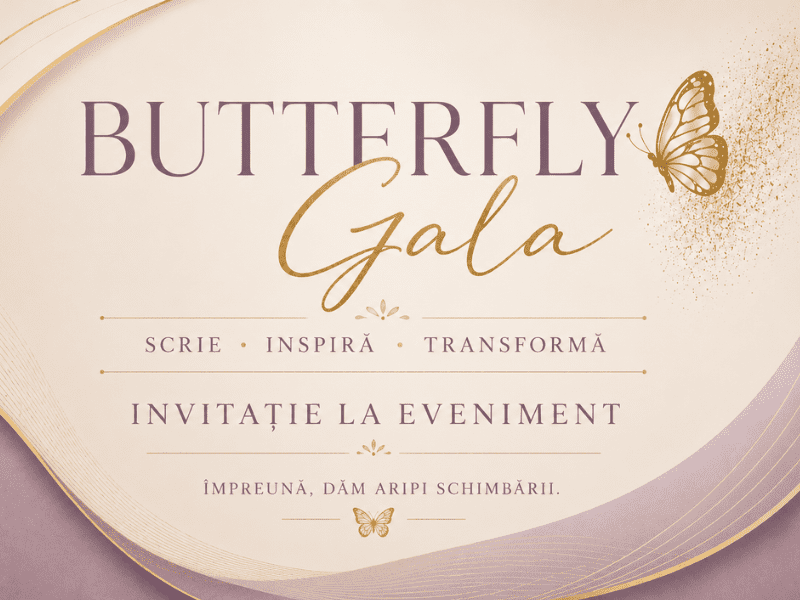 Eveniment Butterfly Gala scrie Inspira Transforma